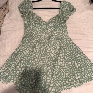 Princess Polly Mint Floral Dress